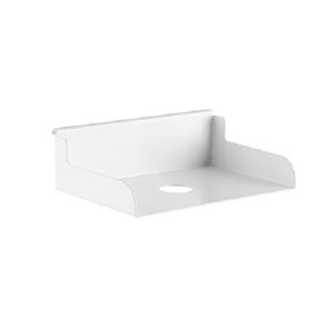 Brateck File Holder, Weight Capacity 3kg-Matte White, 180x120x55mm, Weight Capacity: 3kg (6.6lbs )(LS)