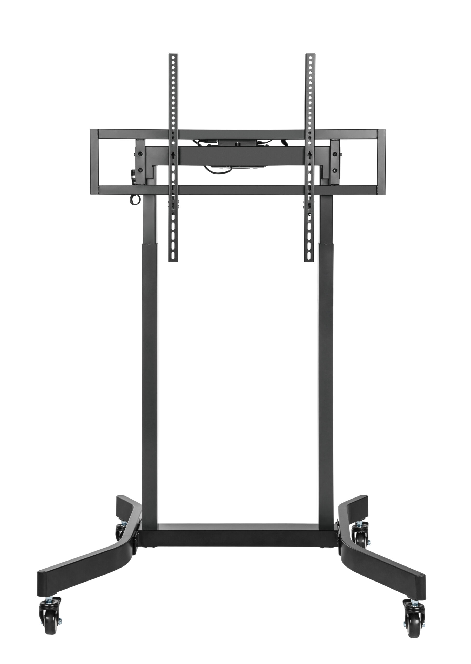 Brateck Standard Motorized TV Cart Fit 55'-100' Up to 120kg- Matte Black , VESA Compatible: 200x200 up to 800x600 (LS)