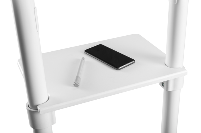 Brateck Rotating Mobile Stand for Interactive Display Fit 37'-70' Up to 70kg- VESA: 200x200,400x200,300x300,600x200,350x350,400x400,600x400 White(LS) - Image 3