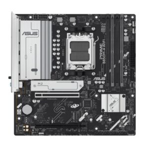 ASUS AMD B850M PRIME B850M-A WIFI-CSM (AM5) mATX Motherboard, DDR5, Max 256GB, 1 x PCIe 5.0 x16 slot, 4 x SATA