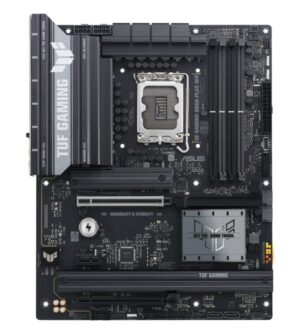 ASUS TUF GAMING B860-PLUS WIFI LGA1851 ATX Motherboard 256GB, DDR5, 1 x PCIe 5.0, 3 x M.2 slots, 4 x SATA, WiFi 7, 1 x HDMI, 1 x DP