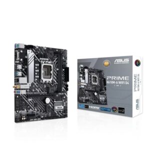 ASUS H610M-A WIFI D4-CSM PRIME mATX, LGA1700, Intel H610, 2xDDR4 64GB, PCIe 4.0 x16, 2xM.2, 4xSATA, Wi-Fi 5, 1GbE