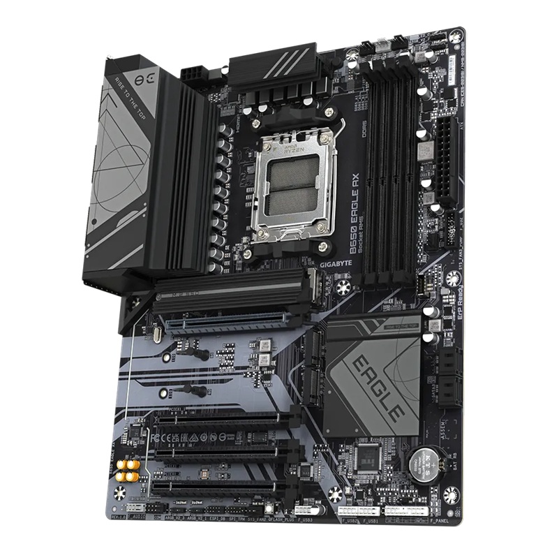 Gigabyte B650 EAGLE AX, AM5, 4 x DDR5 up to 256 GB, 1 x HDMI port, 4x PCI Express x16, 3x M.2. 4x USB 3.2 - Image 3