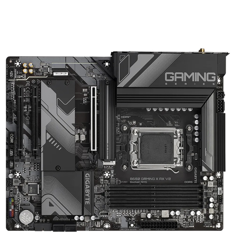 Gigabyte B650 GAMING X AX V2 AMD AM5 ATX Motherboard 4x DDR5~128GB,2x PCIe x16, 3x M.2, 4x SATA 6, 4x USB 3.2, 1x USB-C, 3x USB 2.0 - Image 3