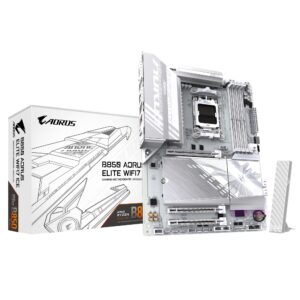 Gigabyte B850 A ELITE WF7 ICE 1.0 , AMD AM5, 1 x HDMI, 3 x PCI Express x16, 3 x M.2, 4 x SATA, 9x USB 3.2