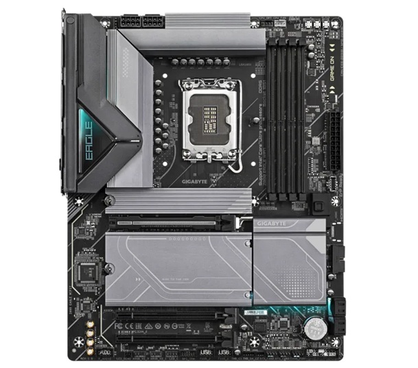Gigabyte Z890 EAGLE WIFI7 Intel LGA 1851 ATX Motherboard, 4x DDR5 ~256GB, 3x PCI-E x16, 4x M.2, 4x SATA, 5x USB 3.2, 1x USB-C, 4x USB 2.0 - Image 2