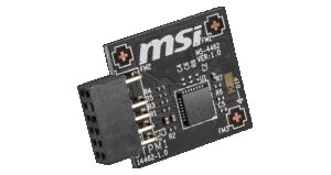 MSI TPM 2.0 Module (MS-4462) SPI Interface, 12-1 Pin, Supports MSI Intel 400 Series Motherboards and MSI AMD 500 Series Motherboards