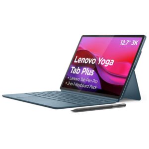 Lenovo Yoga Tab Plus AI Wi-Fi 12.7' 16GB/512GB with Keyboard & Pen - Tidal Teal(ZAEG0045AU)*AU STOCK*, 13MP/13MP, Android, 10200mAh, 1 Year Warranty