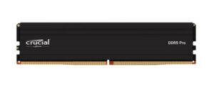 Crucial Pro 64GB (1x64GB) DDR5 UDIMM 5600MHz CL46 Black Heat Spreader Support Intel XMP AMD Ryzen Desktop PC Gaming Memory