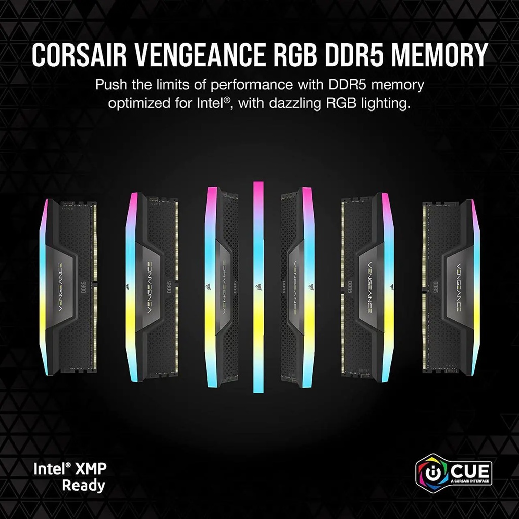 Corsair Vengeance RGB 32GB (2 x16GB) 288-Pin PC RAM DDR5 6000 (PC5 48000) Desktop Memory - Image 4