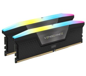 Corsair  Vengeance RGB 96GB (2x48GB) DDR5 UDIMM 5600MHz C40 1.25V Desktop Gaming Memory Black