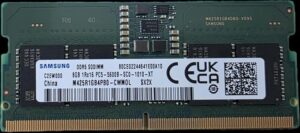 OEM 8GB (1x8GB) DDR5 SODIMM 5600MHz C46 1.1V Notebook Laptop Memory (ex-demo) 3yr wty ~similar to Samsung / Hynnix / Crucial 8GB CT8G56C46S5