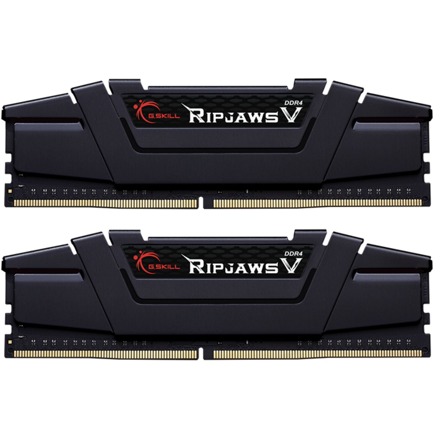 G.SKILL F4-3200C16D-16GVKB 16GB (2 x 8GB)/ PC4-25600 / DDR4 3200 Mhz/ Timings 16-18-18-38/ Voltage 1.35V/ RipjawsV - Image 2