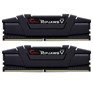 G.SKILL F4-3600C18D-16GVK 16GB (2 x 8GB)/ PC4-28800 / DDR4 3600 Mhz/ Timings 18-22-22-42/ Voltage 1.35V/ Ripjaws V