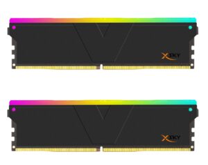 V-Color TMXSAL1660836KWK 32GB (2x16GB) DDR5 6000MHz MANTA XSKY RGB U-DIMM CL 36-38-38-96 1.25V (BLACK) AMD EXPO
