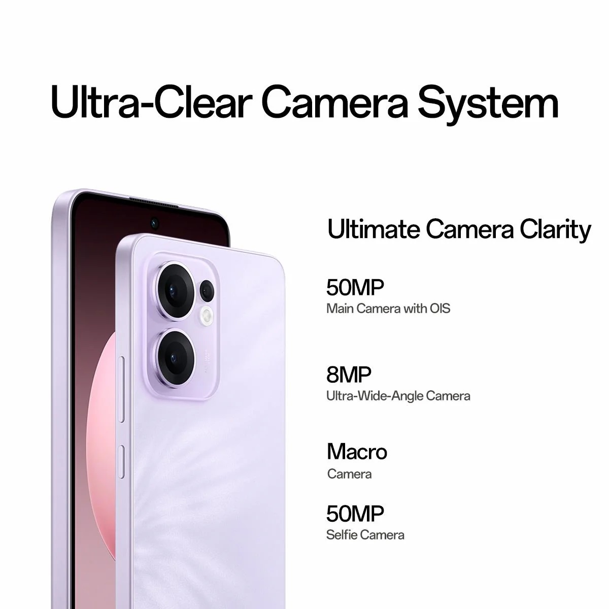 OPPO Reno13 F 5G - Plume Purple (CPH2699AU Purple)* AU STOCK*, 6.67', Full HD+, 12GB/256GB, 50MP/32MP, Dual SIM, 5800mAh, 2 Years Warranty - Image 2