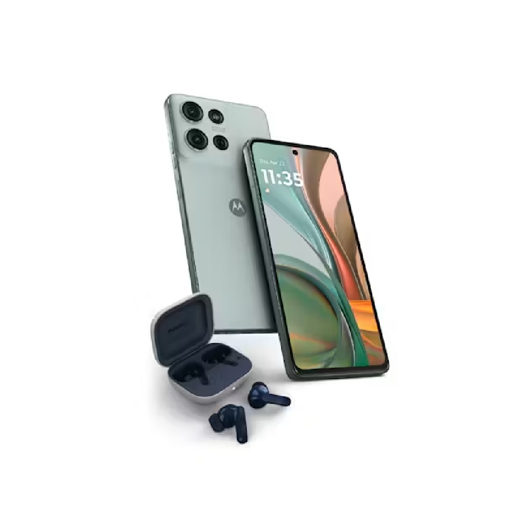 Motorola Moto G75 5G 256GB w Moto Buds - Green*AU STOCK*, 6.8', Full HD+, 120Hz, 8GB/256GB, 50MP/16MP, Single+ eSIM, 5000mAh, 2 Years Warranty