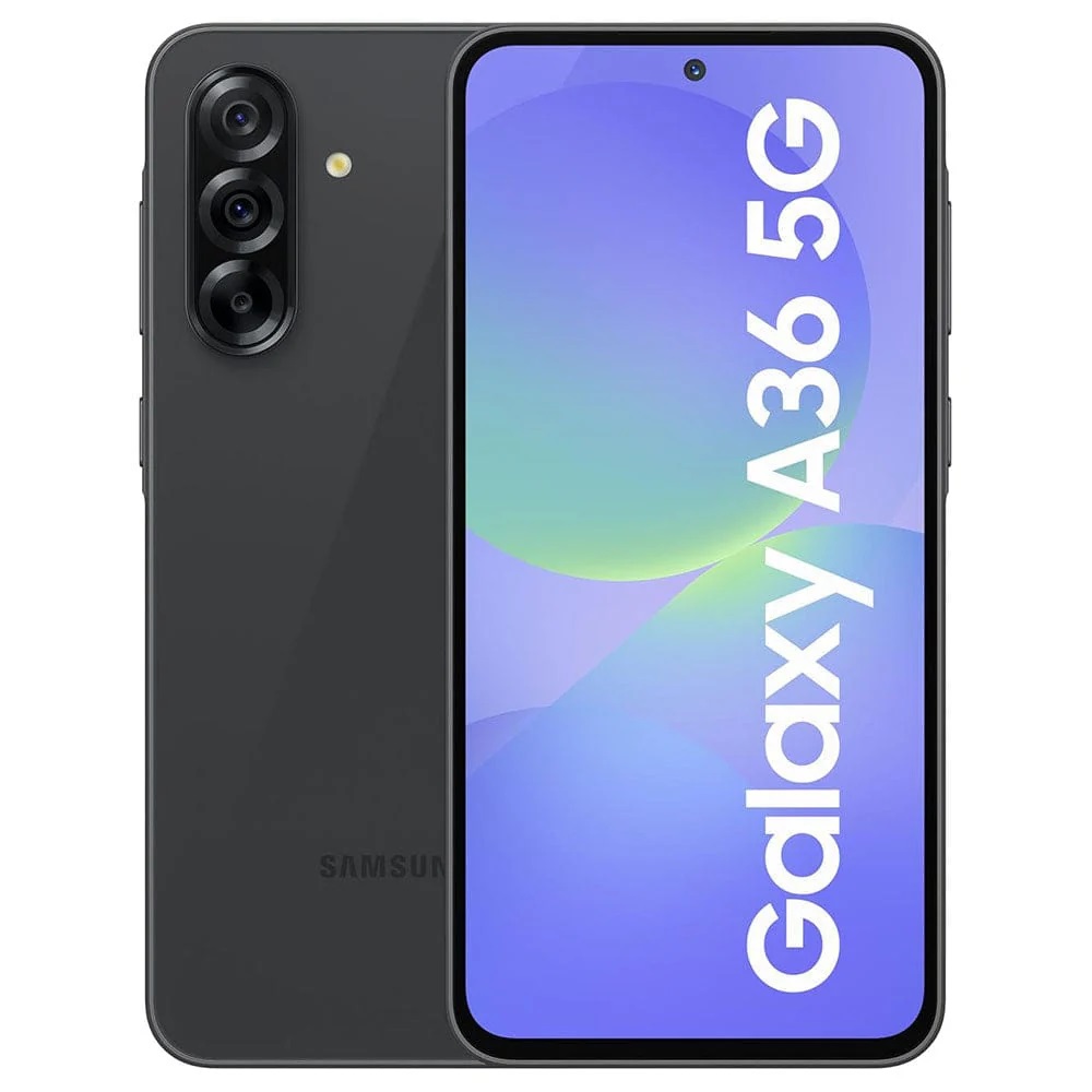 Samsung Galaxy A36 5G 128GB EE - Awesome Black *AU STOCK*, 6.7' , Super AMOLED, 120Hz, 6GB/128GB, 50MP/12MP, Single+ eSIM, 5000mAh, 3 Years Warranty
