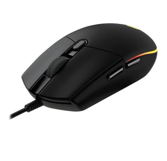 Logitech G203 LIGHTSYNC RGB 6 Button Gaming Mouse 200 – 8,000 dpi USB data format: 16 bits/axis USB report rate:1000Hz (1ms) Microprocessor: 32-bitARM - Image 3