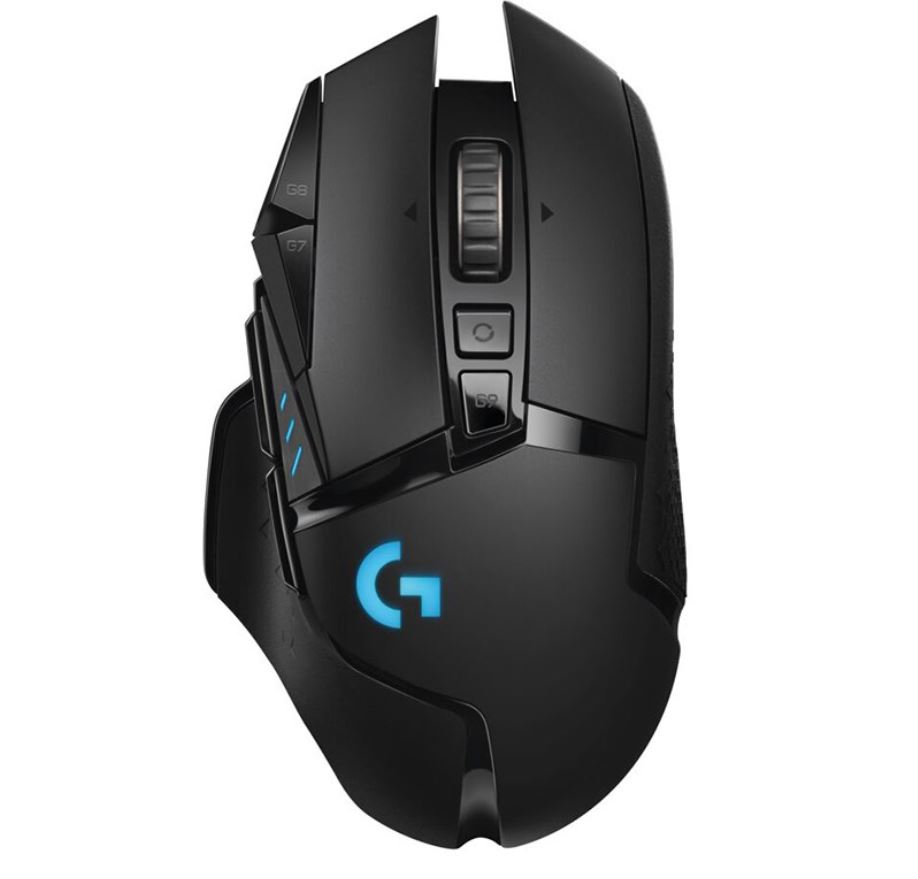 Logitech G502 Lightspeed USB Wireless Gaming Mouse 1ms 16000 DPI Mechanical Button Shifting POWERPLAY RGB Lighting 114g 16g weight (LS)