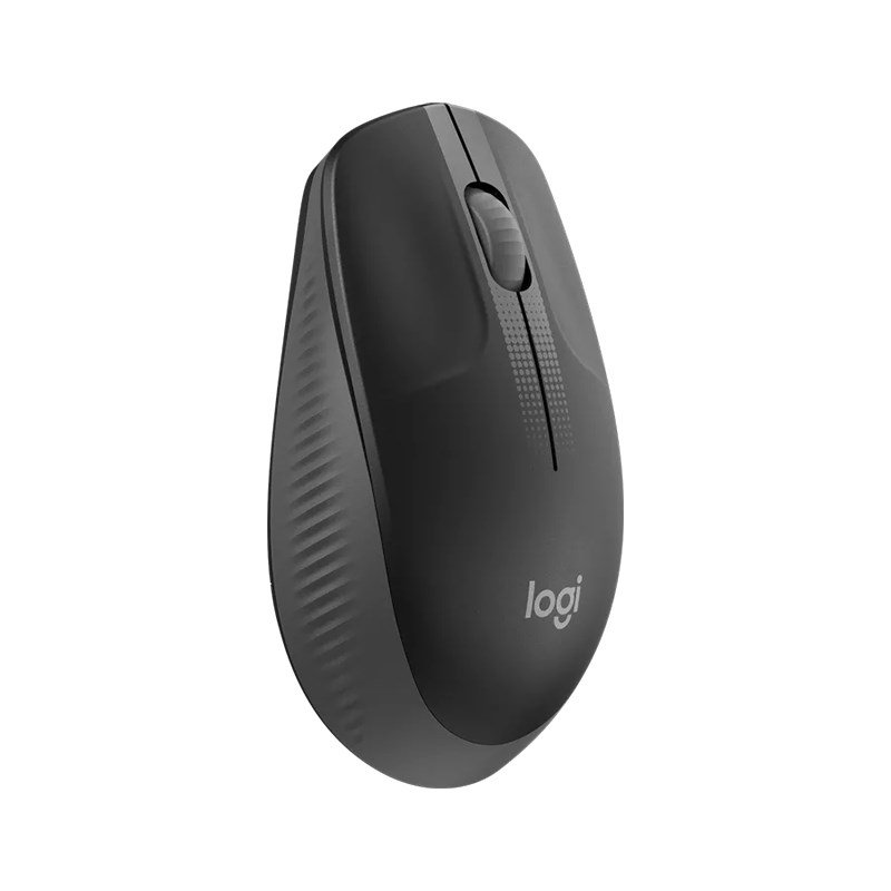 Logitech M190 Full-Size Wireless Mouse - Charcoal - Image 2