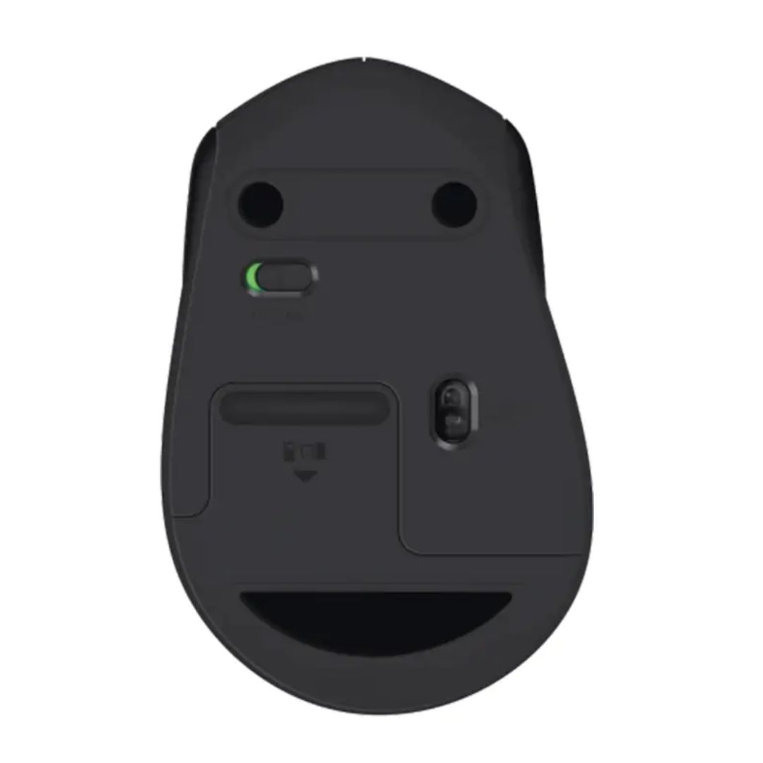 Logitech M331 SILENT PLUS Wireless Mouse Black DPI (Min/Max): 1000± 1-Year Limited Hardware Warranty - Image 3