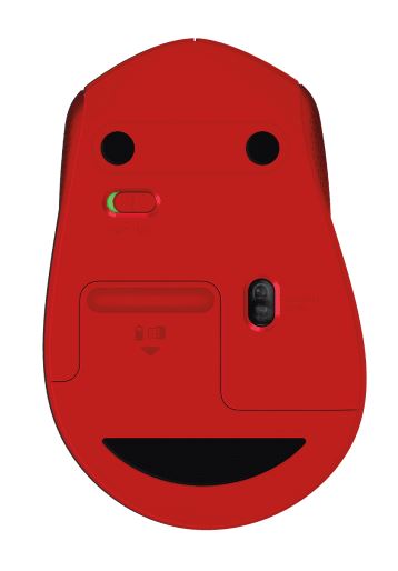 Logitech M331 SILENT PLUS Wireless Mouse RED DPI (Min/Max): 1000± 1-Year Limited Hardware Warranty - Image 2