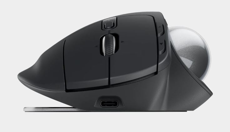 Logitech MX Ergo S SILENT Wireless trackball USB-C charging mouse (LS) - Image 3