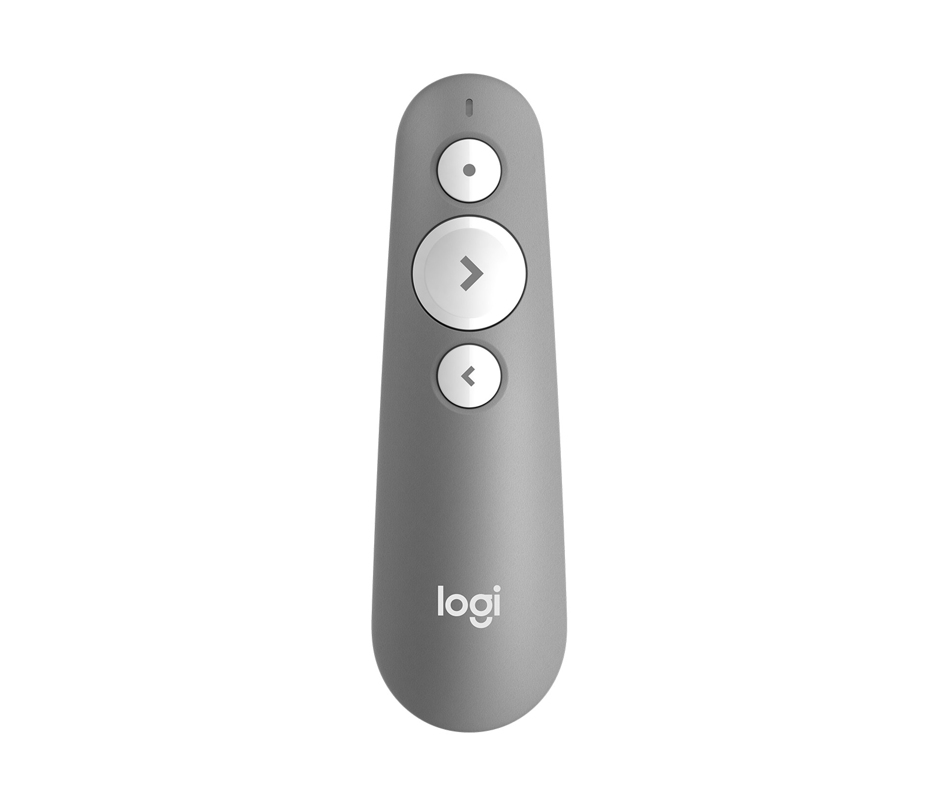 Logitech R500S Laser Presentation Remote with Dual Connectivity Bluetooth or USB 20m Range Red Laser Pointer for PowerPoint Keynote Mid Grey - Image 2