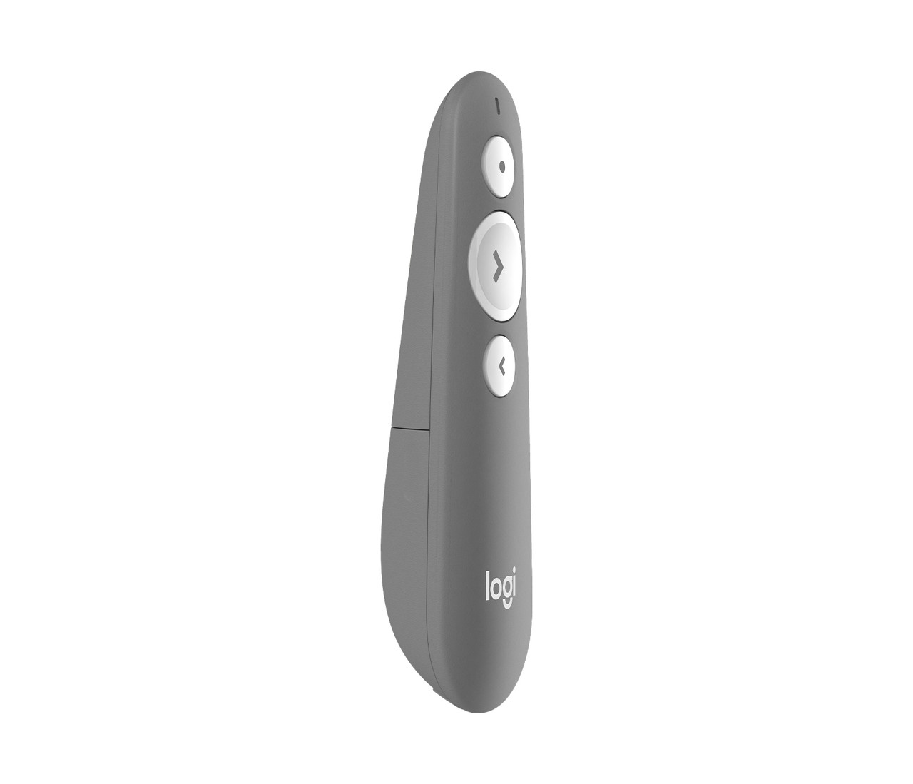 Logitech R500S Laser Presentation Remote with Dual Connectivity Bluetooth or USB 20m Range Red Laser Pointer for PowerPoint Keynote Mid Grey - Image 3