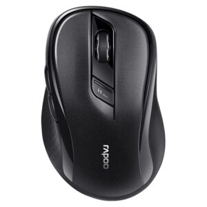 RAPOO M500 Multi-Mode, Silent, Bluetooth, 2.4Ghz, 3 device Wireless Optical Mouse - Simultaneously Connect Multiple Devices