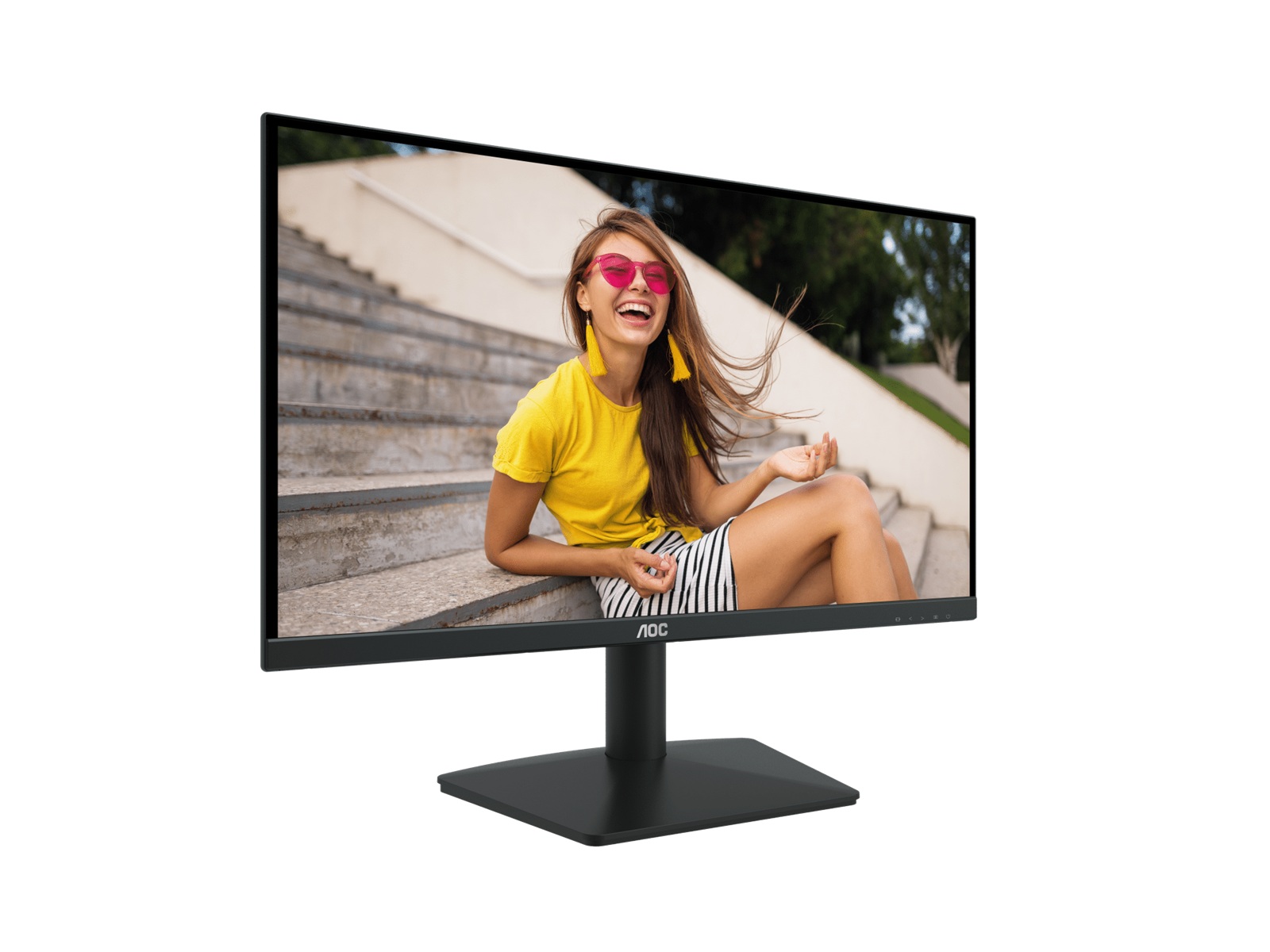 AOC 21.45'100Hz 1920 × 1080 (FHD) VGA × 1 HDMI 1.4 × 1 AdaptiveSync 3-Sided Frameless Low Blue Mode, Office, POS, Business, Uni, Home Monitor - Image 2