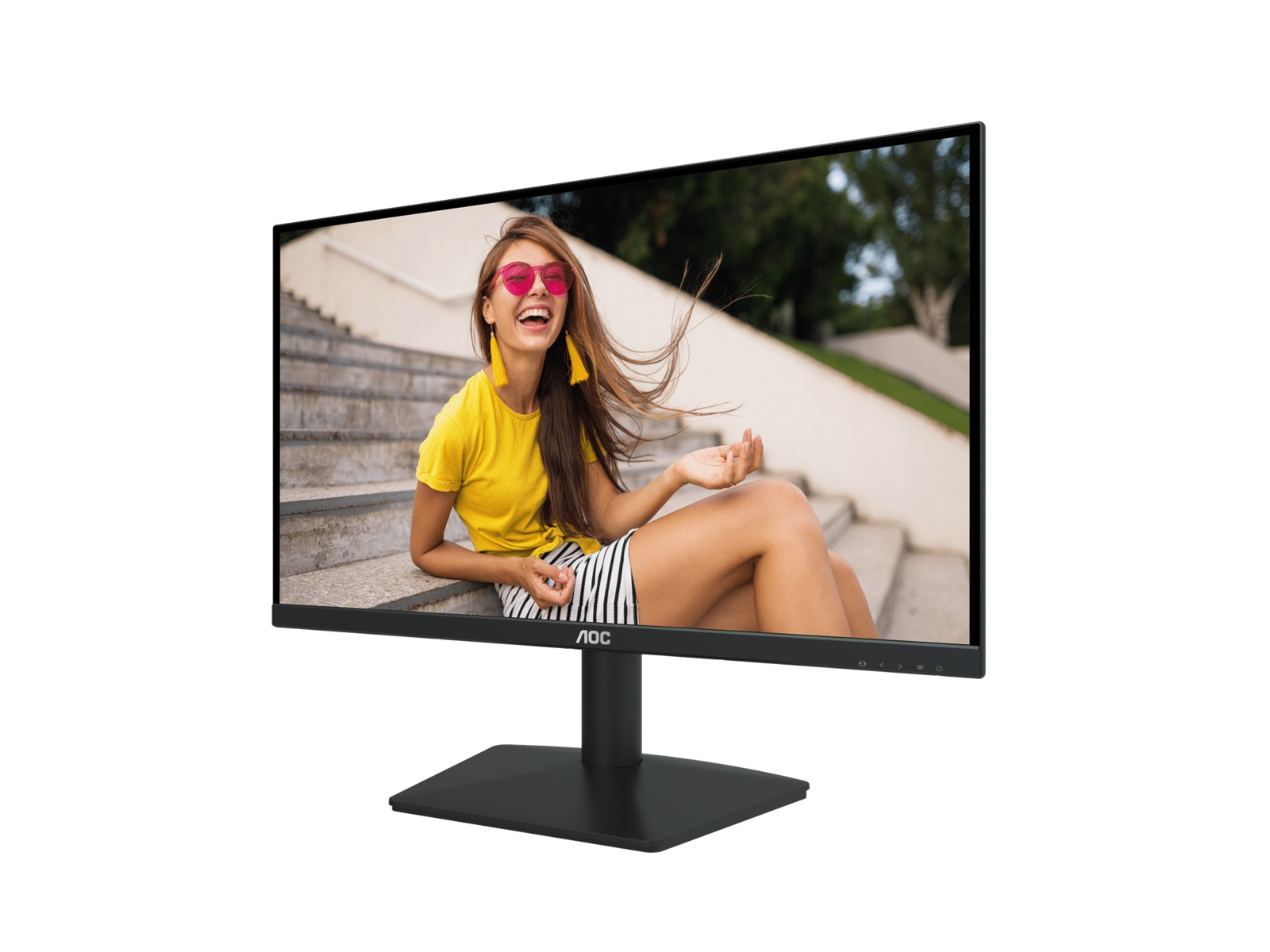 AOC 21.45'100Hz 1920 × 1080 (FHD) VGA × 1 HDMI 1.4 × 1 AdaptiveSync 3-Sided Frameless Low Blue Mode, Office, POS, Business, Uni, Home Monitor - Image 3