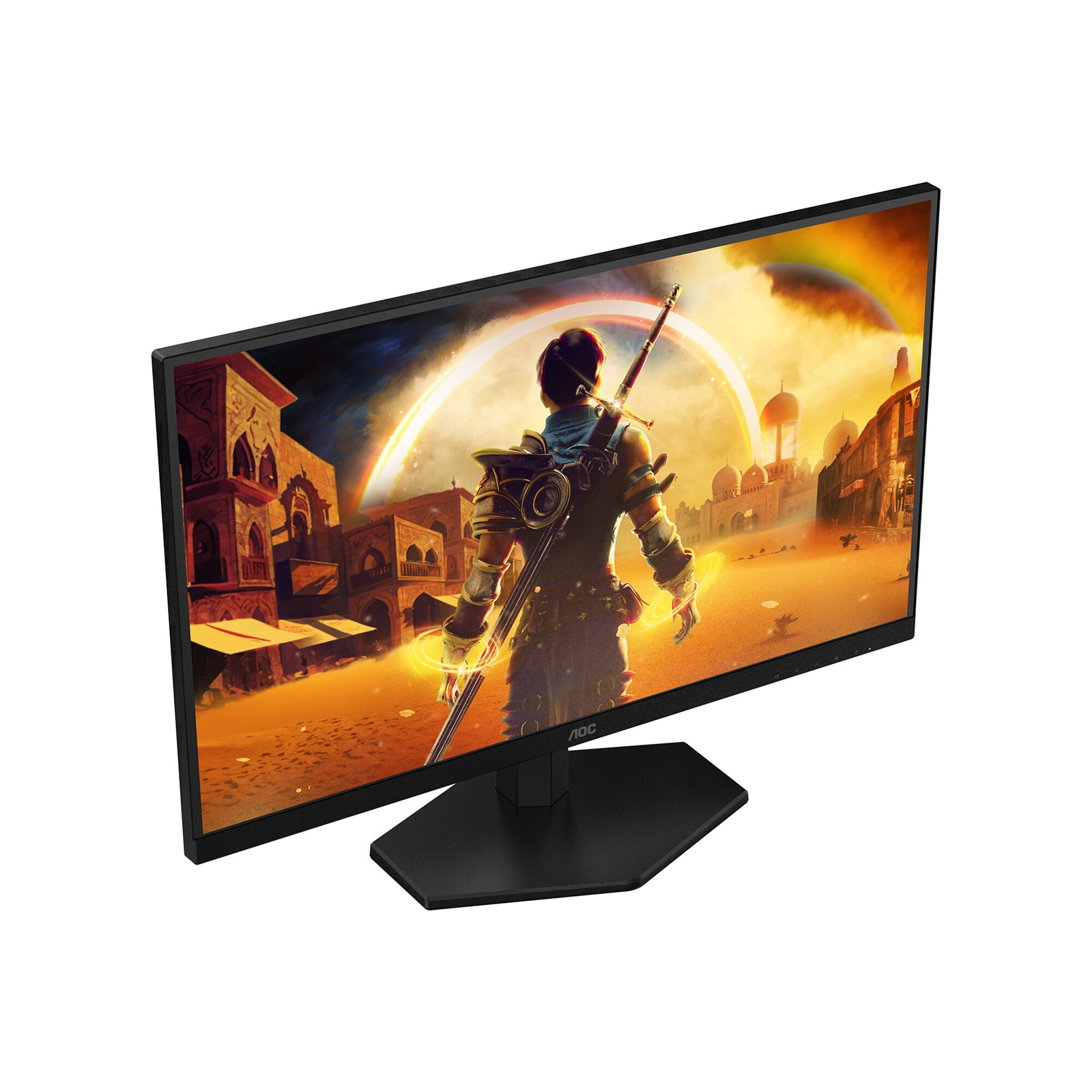 AOC 27' 180Hz 2560 × 1440 (QHD) 0.3ms, HDR400, Fast IPS, HDMI2.0 × 1 DisplayPort1.4 × 1 Adaptive Sync, Height Adjust Gaming Monitor - Image 2
