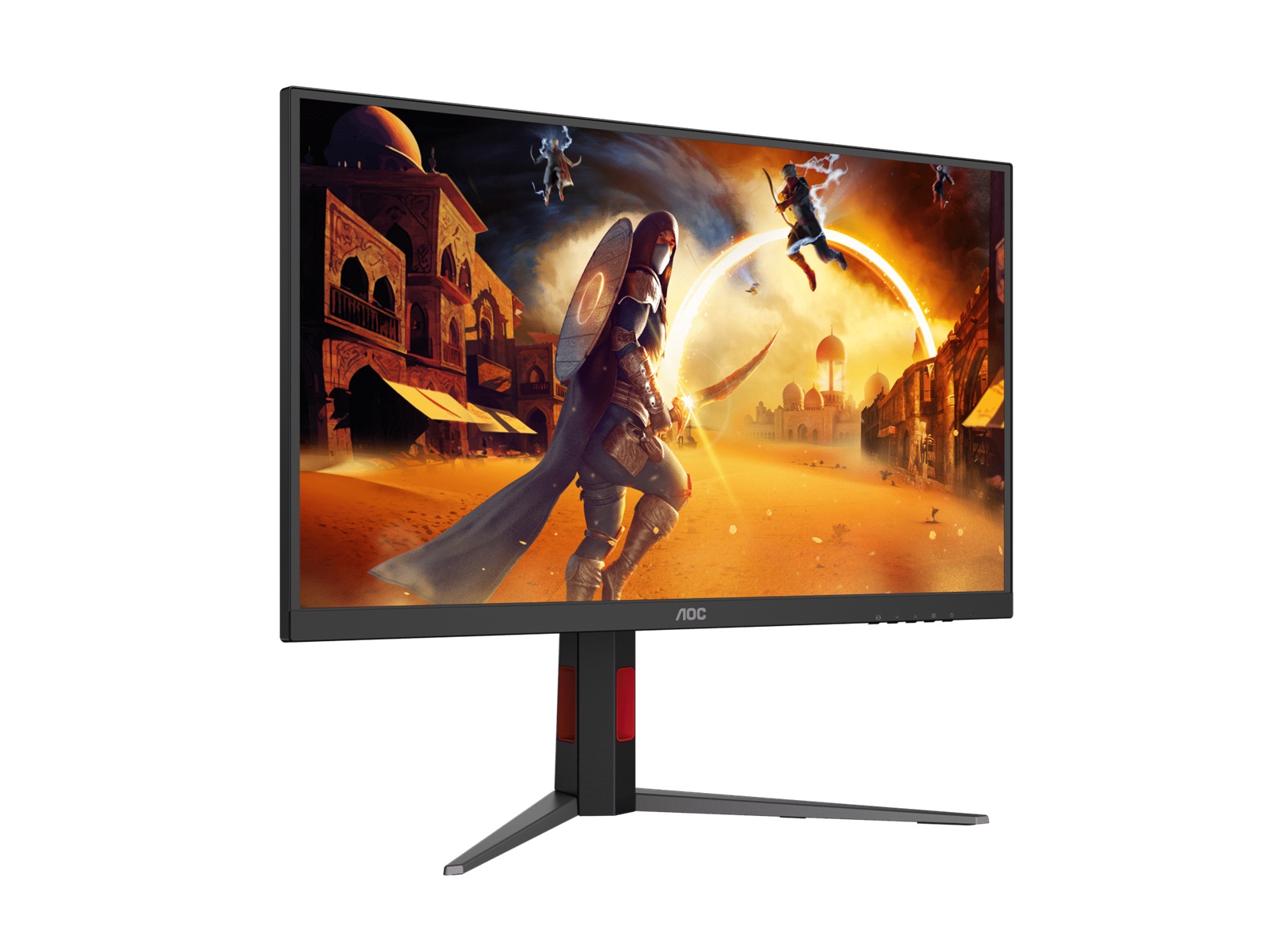 AOC 27' Fast IPS U27G4: 3840×2160@160Hz, 1920 × 1080 @ 320Hz, 0.5ms MPRT, HDR, sRGB 127%, DCI-P3 99%, HDMI 2.1, DP 1.4, ergonomic stand, VESA 100mm - Image 2