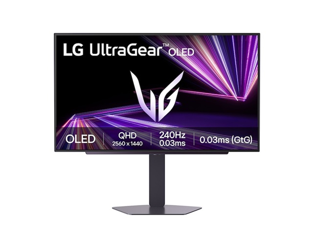 LG 27'UltraGear™ GX7 27-inch 240Hz OLED QHD Gaming Monitor |27GX704A | DisplayHDR™ True Black 400, 0.03ms (GtG), Glare Panel