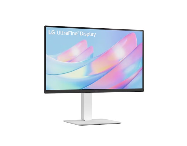 LG 27' 4K UHD UltraFine™ IPS Monitor with HDR10, DCI-P3 90%, 300 nits, 3840×2160 resolution, 5ms, 60Hz, and tilt/height/swivel/pivot stand - Image 2