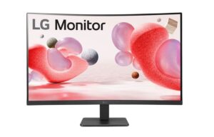 LG 31.5' 32BR50C-B 32' 1920 x1080 Curved FHD with 100Hz Refresh Rate 5 ms Response Time 3-Side Virtually Borderless Design AMD FreeSync Office Monitor