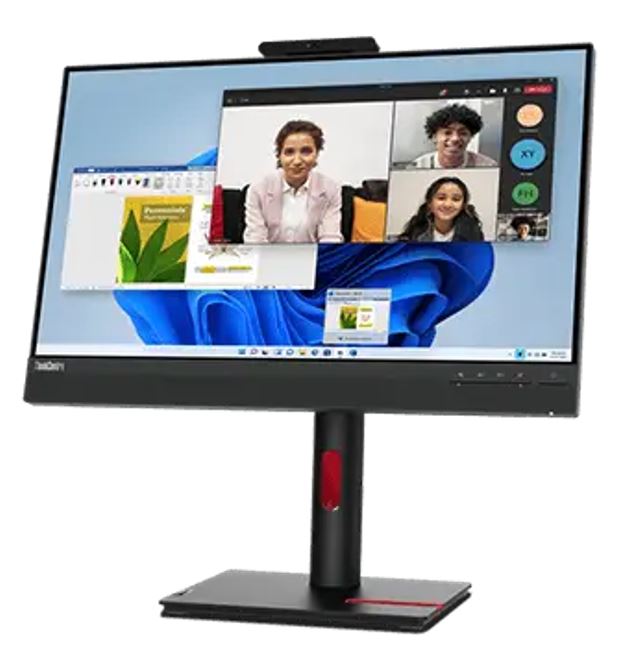 LENOVO ThinkCentre Tiny-in-One G5 23.8'/24' FHD 60Hz 1920x1080 16:9 4ms Height Adjust Tilt Swivel Pivot HDMI DP IPS USB3.2 Anti-glare Webcam Mic - Image 3