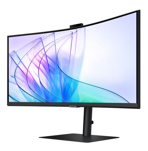 Samsung 34' ViewFinity S50GC UWQHD Ultra 3000:1 100Hz 3440x1440 21:9 5ms 350 cd/㎡ HDR10 VA DP HDMI USB-C Hub LAN Webcam Tilt HAS Swivel VESA 3YR - Image 2