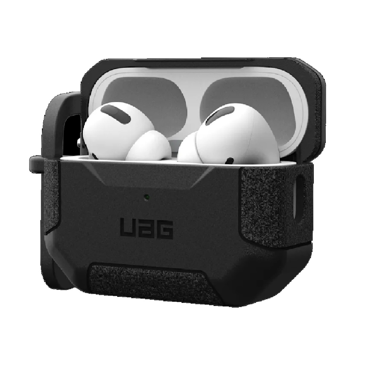 UAG Scout Apple Airpods Pro (2nd Gen) Rugged Case - Black (104123114040),DROP+ Military Standard,Detachable Carabiner, Featherlight,10 Years Warranty - Image 2