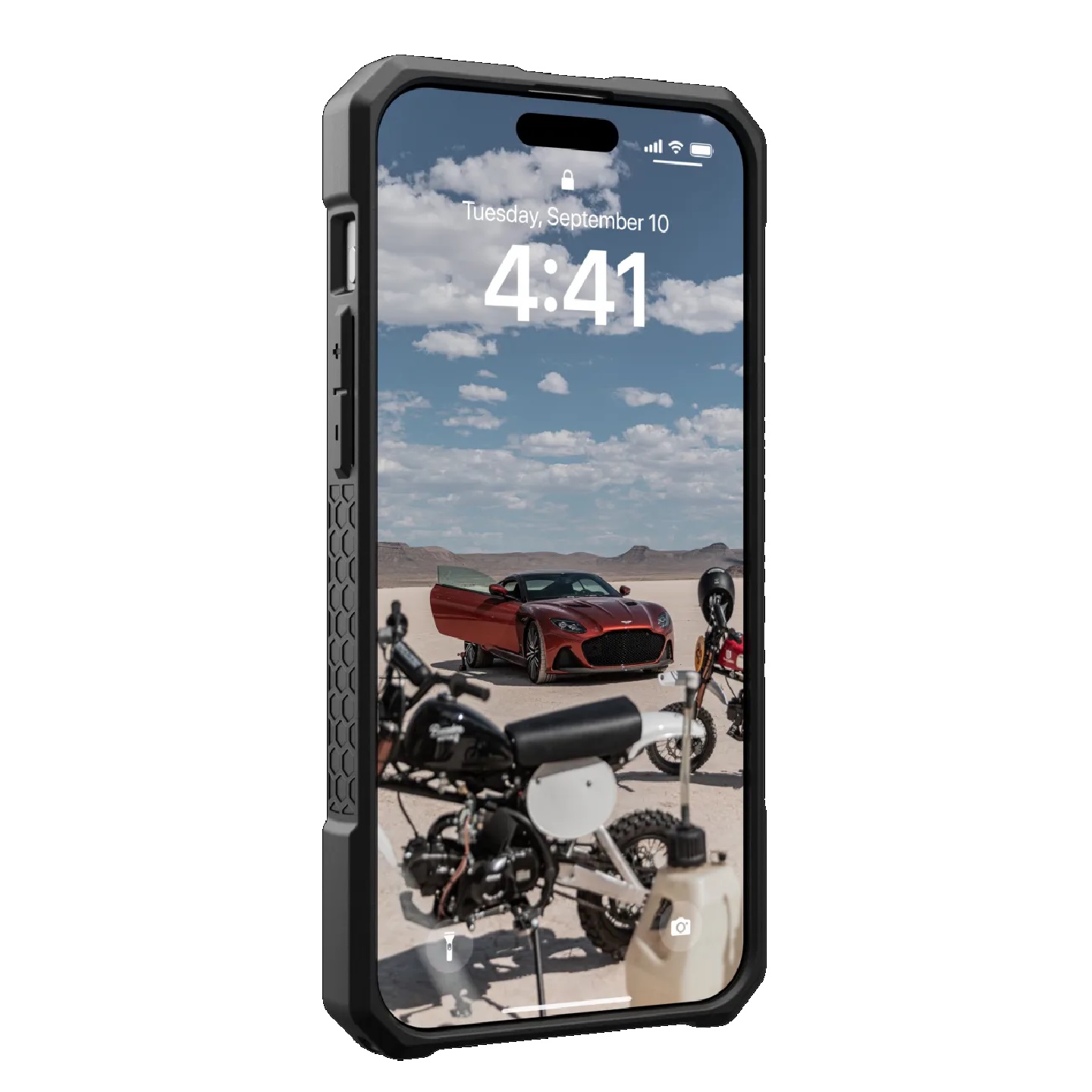 UAG Monarch Pro MagSafe Apple iPhone 15 Pro Max (6.7') Rugged Case - Kevlar Black (114222113940), 25ft. Drop Protection (7.6M), 10 Years Warranty - Image 2