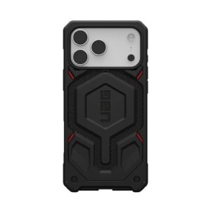 UAG Monarch Pro MagSafe Kevlar Apple iPhone 17 Pro (6.3') Rugged Case - Kevlar Black (114513113940), 25ft. Drop Protection (7.6M), 10 Years Warranty
