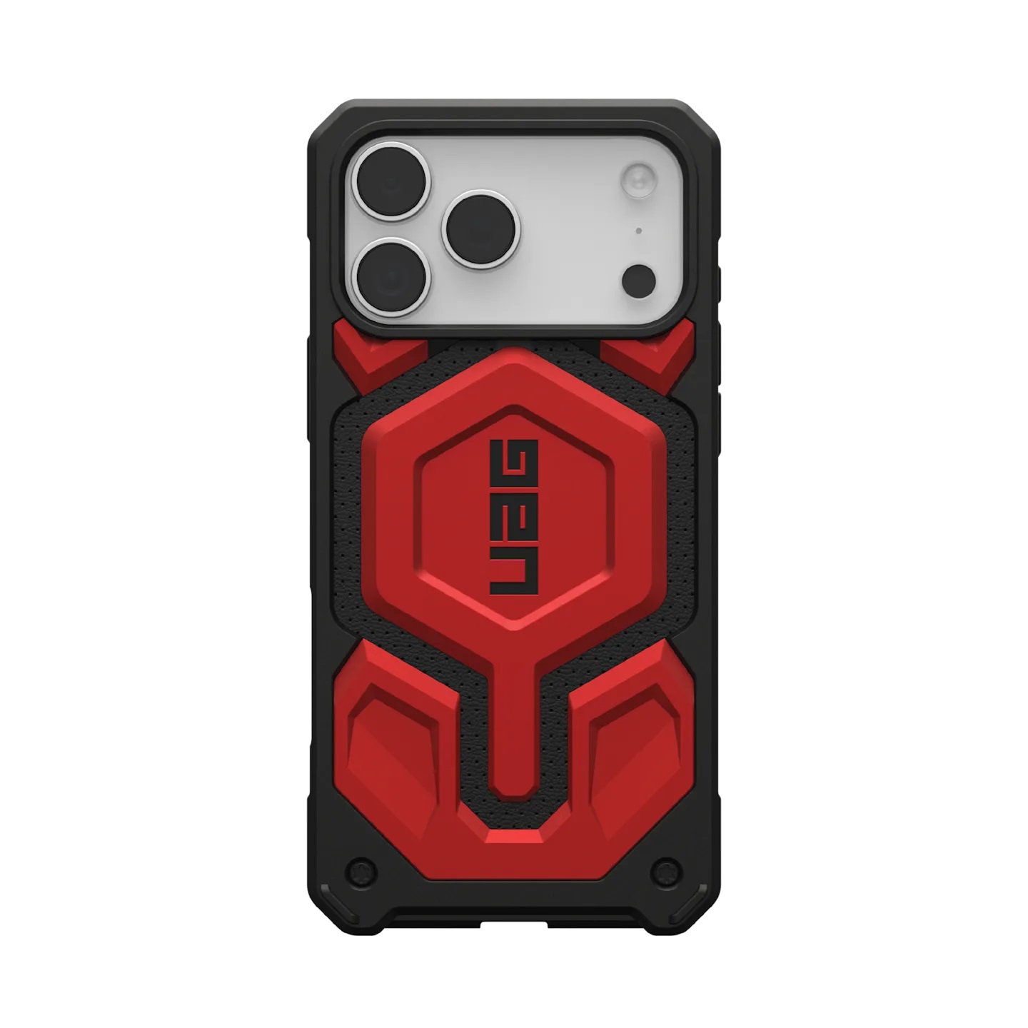 UAG Monarch Pro MagSafe Apple iPhone 17 Pro (6.3') Rugged Case - Crimson (114513119494), 25ft.Drop Protection(7.6M),Shock Protection,10 Years Warranty