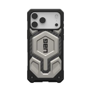 UAG Monarch Pro MagSafe Apple iPhone 17 Pro Max (6.9') Rugged Case -Titanium (114514113636), 25ft. Drop Protection (7.6M), 10 Years Warranty