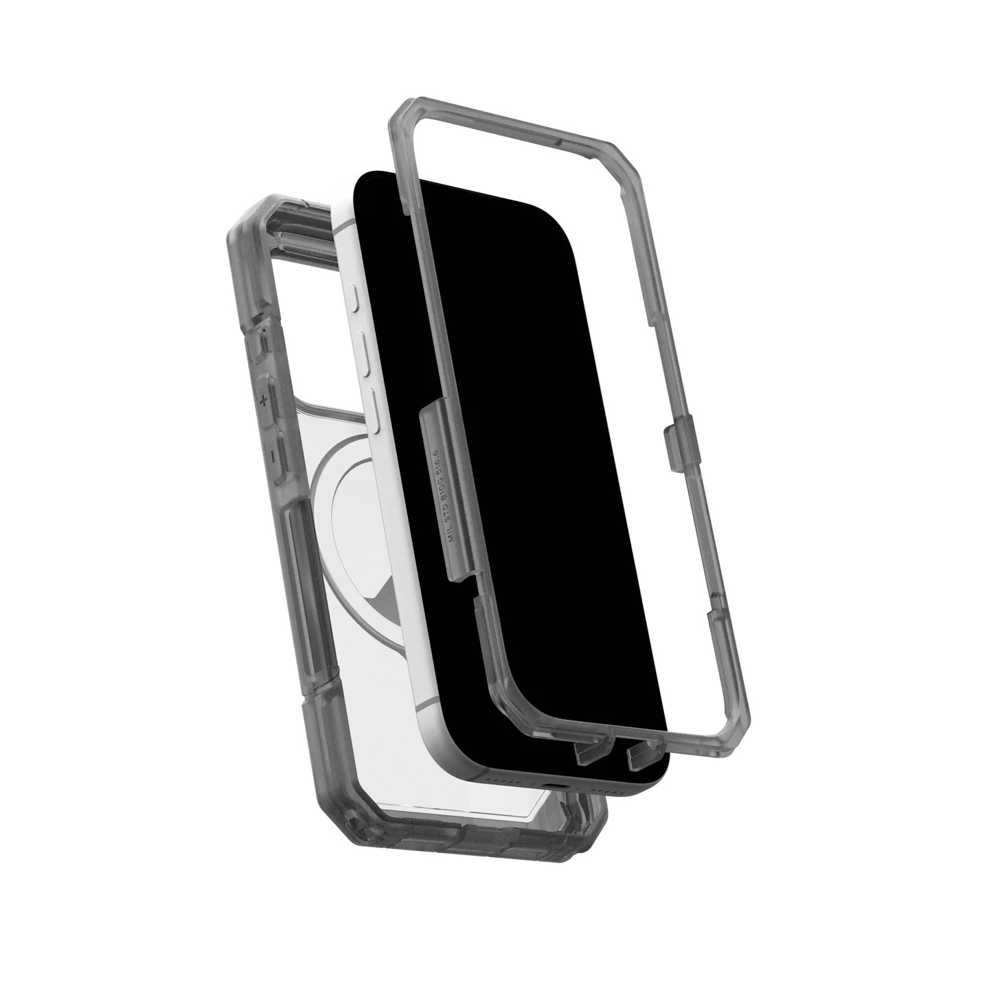 UAG Trooper MagSafe Apple iPhone 17 Pro Max (6.9') Rugged Case - Clear/Ash (114522114G31), 30 ft. Drop Protection, 2 Piece Design, 10 Years Warranty - Image 3