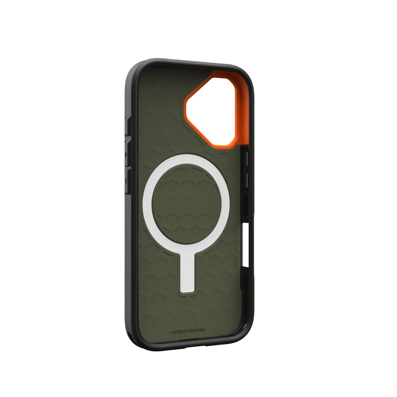 UAG Civilian Magsafe Apple iPhone 17 (6.3') Rugged Case - Olive/Orange (114547117297), 20ft. Drop Protection (6M), Raised Screen, 10 Years Warranty - Image 4