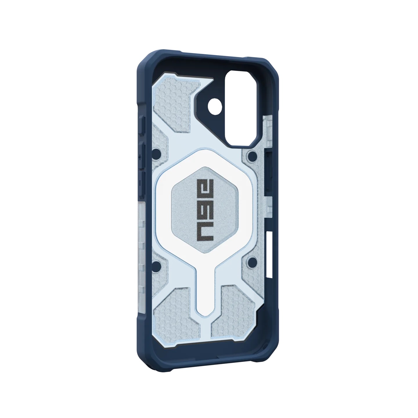 UAG Pathfinder Clear MagSafe Apple iPhone 17 (6.3') Rugged Case + Blues Lanyard - Blues (1145531BV01), 18ft Drop Protection (5.4M), 10 Years Warranty - Image 4