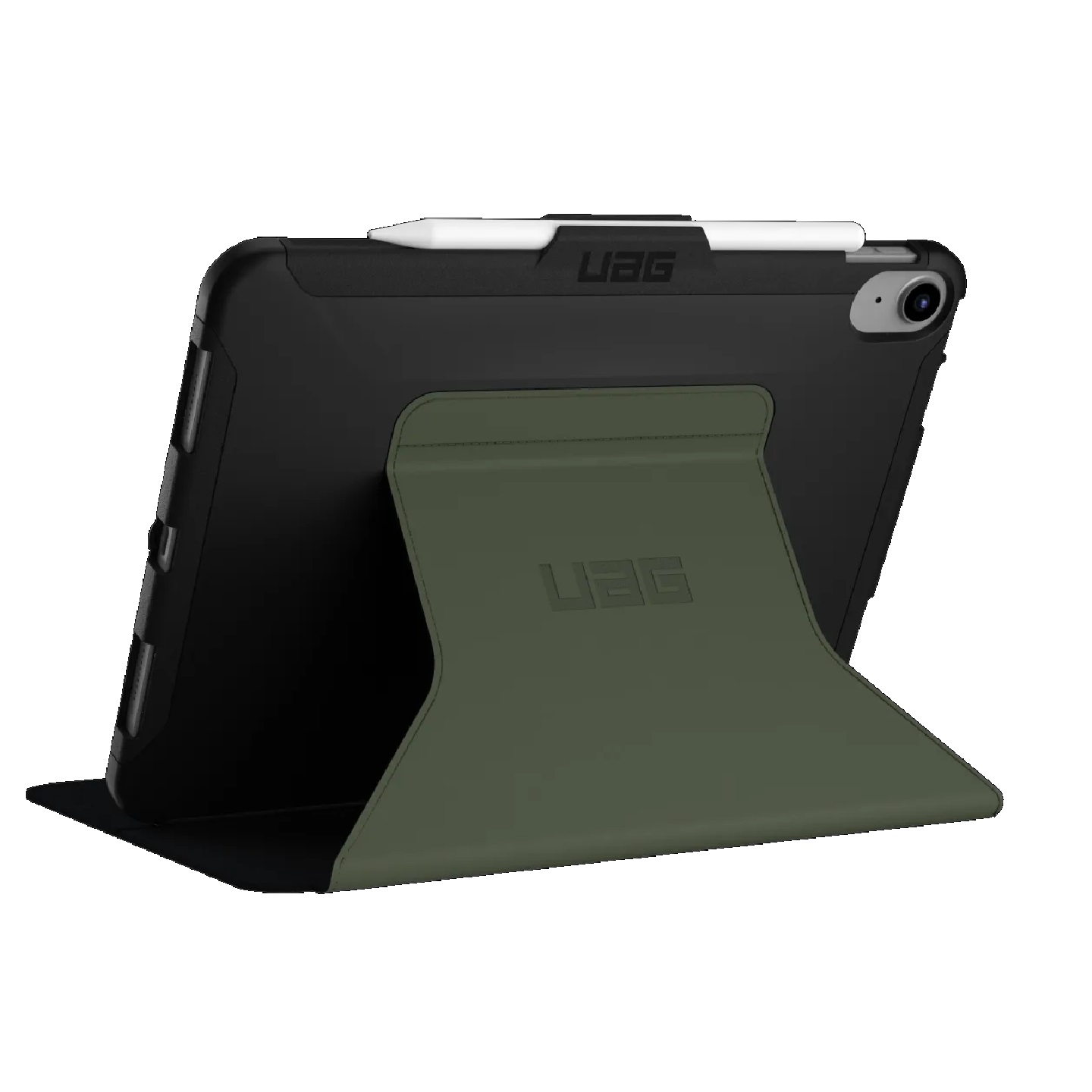 UAG Scout Apple iPad (11.0') 11th Gen (A16) / iPad 10th Gen (10.9') Folio Rugged Case (Black/Olive) - DROP+ Military Standard, 1 Year Warranty - Image 2
