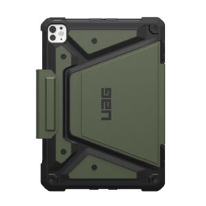 UAG Metropolis SE Apple iPad Pro (11') (M5/M4) (6th/5th Gen) Folio Rugged Case - Olive (124475117272), DROP+ Military Standard, 10 Years Warranty